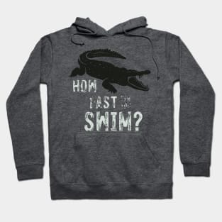 how fast can you swim Hoodie